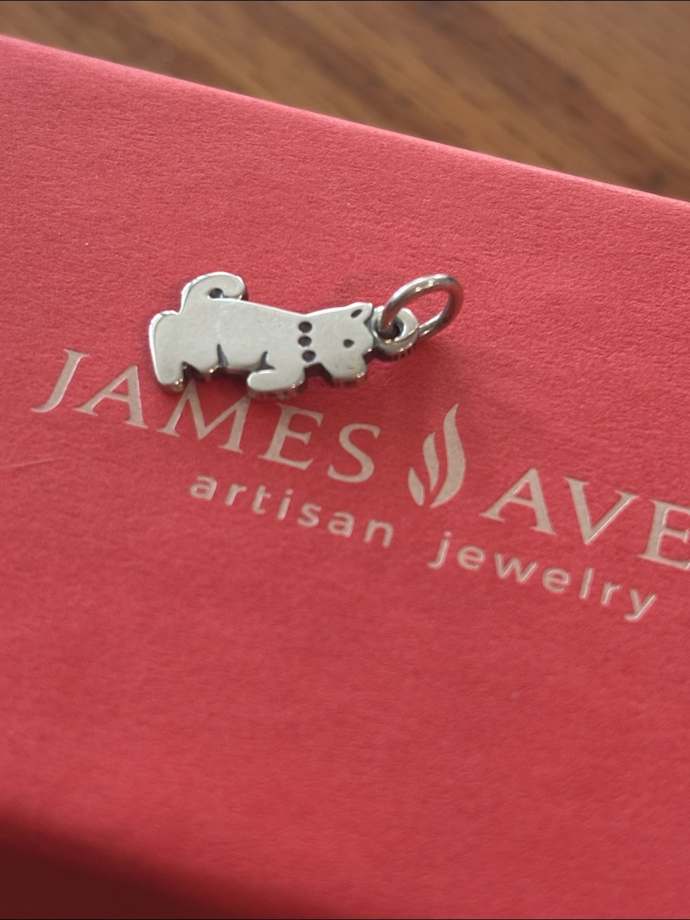 James Avery Playful puppy charm retired! New uncut - Picture 3 of 3